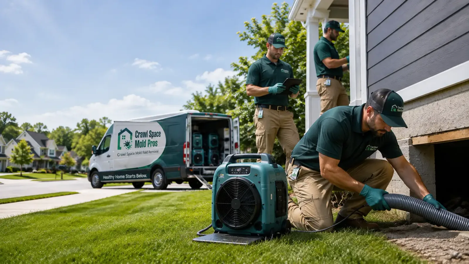 Crawl Space Mold Removal in Raleigh, WV